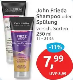 Budni John Frieda Shampoo oder Spülung Angebot