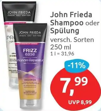 Budni John Frieda Shampoo oder Spülung Angebot