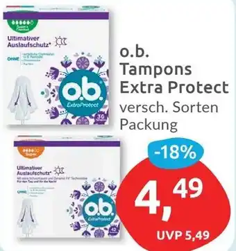 Budni o.b. Tampons Extra Protect Angebot