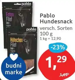 Budni Pablo Hundesnack Angebot
