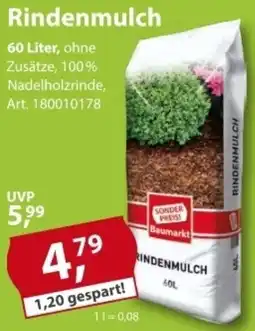 Sonderpreis Baumarkt Rindenmulch Angebot