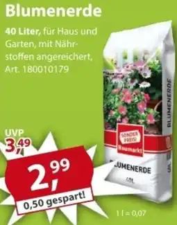Sonderpreis Baumarkt Blumenerde Angebot