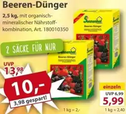 Sonderpreis Baumarkt Sonnenhof Beeren-Dünger Angebot