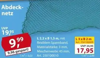 Sonderpreis Baumarkt Abdecknetz Angebot