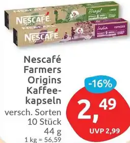 Budni Nescafé Farmers Origins Kaffeekapseln Angebot
