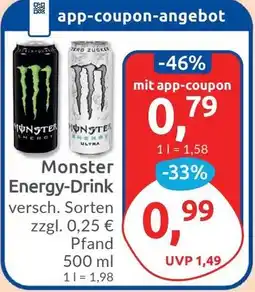 Budni Monster Energy-Drink Angebot