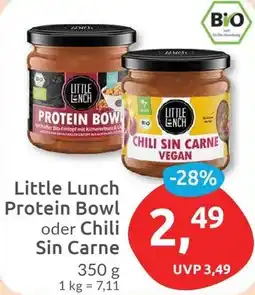 Budni Little Lunch Protein Bowl oder Chili Sin Carne Angebot