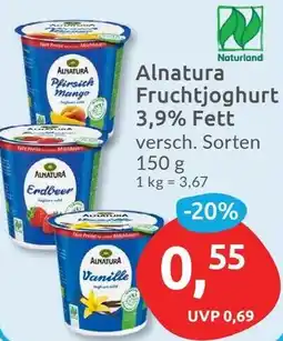 Budni Alnatura Fruchtjoghurt 3,9% Fett Angebot