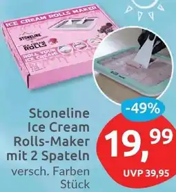 Budni Stoneline Ice Cream Rolls-Maker mit 2 Spateln Angebot