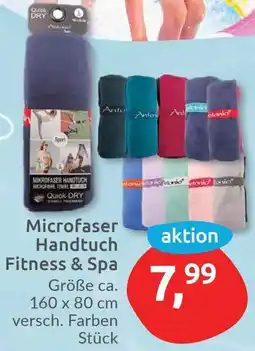 Budni Microfaser Handtuch Fitness & Spa Angebot