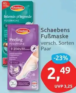 Budni Schaebens Fußmaske Angebot