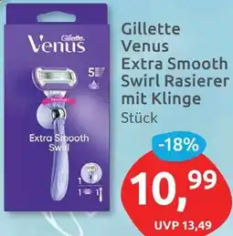 Budni Gillette Venus Extra Smooth Swirl Rasierer mit Klinge Angebot