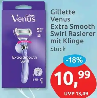 Budni Gillette Venus Extra Smooth Swirl Rasierer mit Klinge Angebot