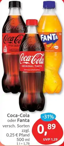 Budni Coca-Cola oder Fanta Angebot