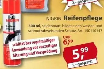 Sonderpreis Baumarkt NIGRIN Reifenpflege Angebot