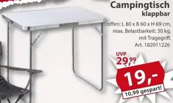 Sonderpreis Baumarkt Campingtisch klappbar Angebot