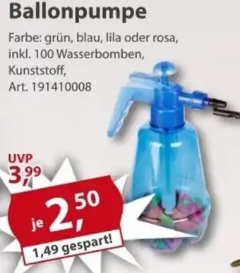 Sonderpreis Baumarkt Ballonpumpe Angebot