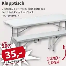 Sonderpreis Baumarkt Klapptisch Angebot
