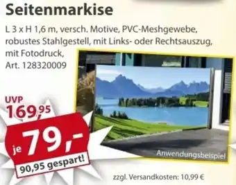 Sonderpreis Baumarkt Seitenmarkise Angebot