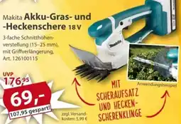 Sonderpreis Baumarkt Makita Akku-Gras- und Heckenschere 18 V Angebot