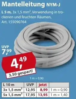 Sonderpreis Baumarkt Mantelleitung NYM-J Angebot