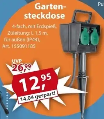 Sonderpreis Baumarkt Gartensteckdose Angebot