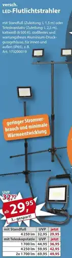Sonderpreis Baumarkt versch. LED-Flutlichtstrahler Angebot