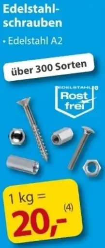 Sonderpreis Baumarkt Edelstahlschrauben Angebot