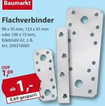 Sonderpreis Baumarkt Flachverbinder Angebot