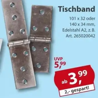Sonderpreis Baumarkt Tischband Angebot