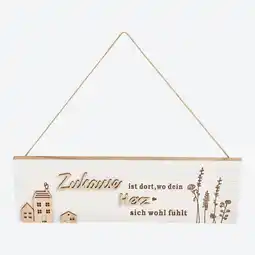 NKD Wanddeko-Schild mit Sprüchen, ca. 30x1x10cm Angebot