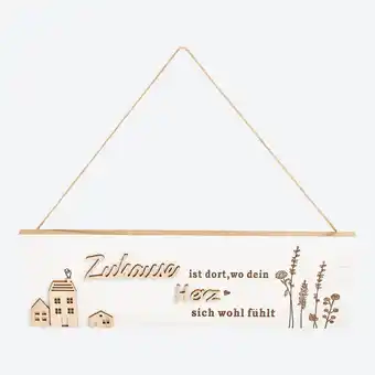 NKD Wanddeko-Schild mit Sprüchen, ca. 30x1x10cm Angebot