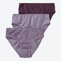 NKD Damen-Rioslip mit hohem Baumwoll-Anteil, 3er-Pack Angebot