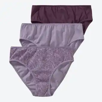 NKD Damen-Rioslip mit hohem Baumwoll-Anteil, 3er-Pack Angebot