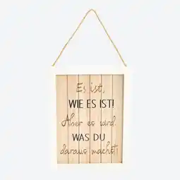 NKD Schild mit Aufschrift in verschiedenen Designs, ca. 30x24cm Angebot