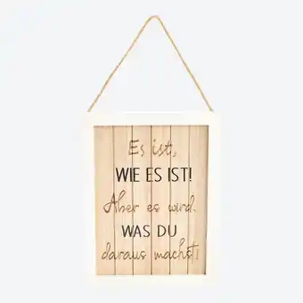 NKD Schild mit Aufschrift in verschiedenen Designs, ca. 30x24cm Angebot