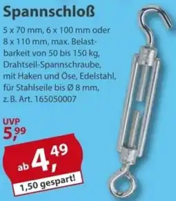 Sonderpreis Baumarkt Spannschloß Angebot