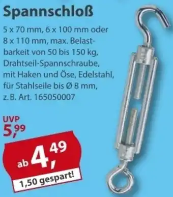 Sonderpreis Baumarkt Spannschloß Angebot