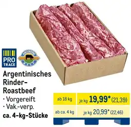 METRO Argentinisches Rinder Roastbeef Angebot