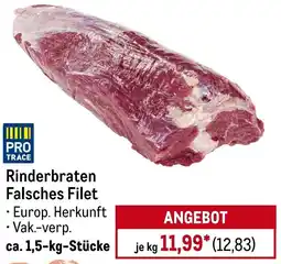 METRO Rinderbraten Falsches Filet Angebot