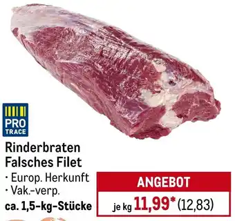 METRO Rinderbraten Falsches Filet Angebot