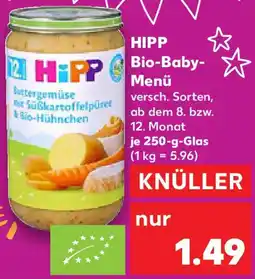 Kaufland HIPP Bio-Baby Menü Angebot
