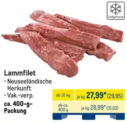 METRO Lammfilet Angebot
