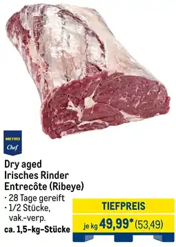 METRO METRO Chef Dry aged Irisches Rinder Entrecôte (Ribeye) Angebot