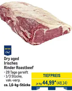 METRO METRO Chef Dry aged Irisches Rinder Roastbeef Angebot