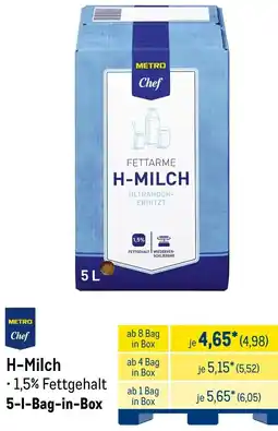 METRO METRO Chef H-Milch Angebot
