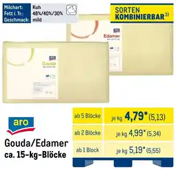 METRO aro Gouda/Edamer Angebot