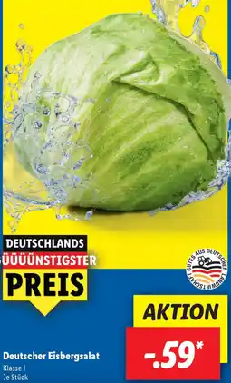 Lidl Deutscher Eisbergsalat Angebot