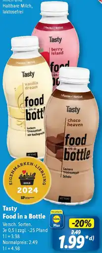 Lidl Tasty Food in a Bottle Angebot