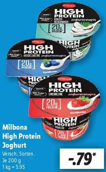 Lidl Milbona High Protein Joghurt Angebot